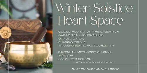 Heart Space Winter Solstice: Embrace the Light Within