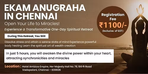 EKAM ANUGRAHA In Chennai - Ticket9