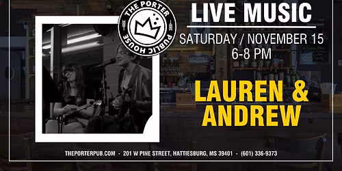 Lauren and Andrew at The Porter