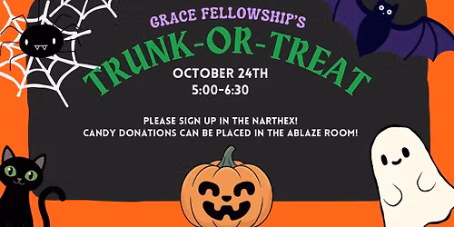 Grace Fellowship Annual Trunk or Treat