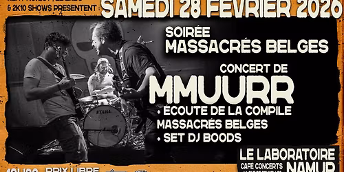 Release party - Massacr\u00e9s Belges III