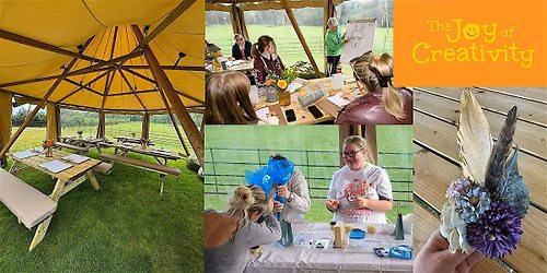 Nature Inspired Creative Retreat Day in a Tipi