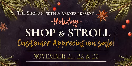 50th and Xerxes Holiday Shop & Stroll