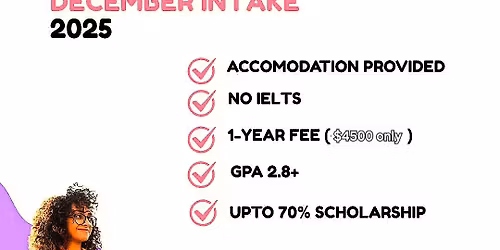 Study in Korea without IELTS & Language for December intake 