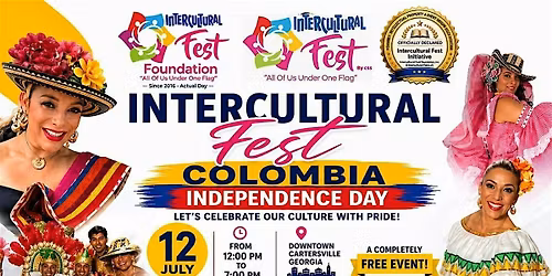 Intercultural Fest Colombia Independence Day 2026 | FREE Family Festival