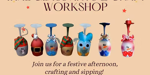 Holiday Wine Glass Arts & Craft Workshop
