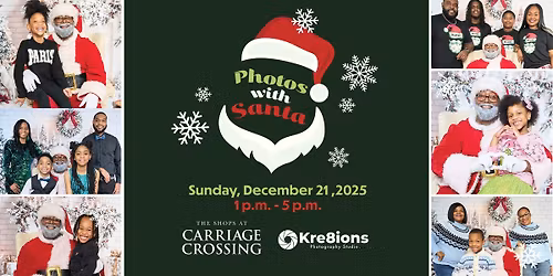 Photos with Santa at Kre8ions Photography Studio \ud83c\udf85\ud83c\udffe Sunday, December 21