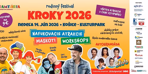 KROKY 2026 - Festival cestovania a z\u00e1\u017eitkov pre rodiny s de\u0165mi