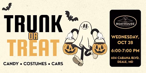 Bring Your Wheels to Deale - Trunk or Treat!
