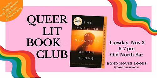 Queer Lit Book Club: November 3