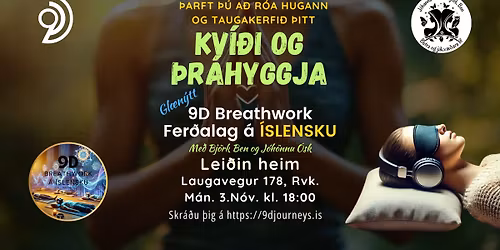 Kv\u00ed\u00f0i og \u00fer\u00e1hyggja - Sl\u00f6kunarfer\u00f0alag \u00e1 \u00cdSLENSKU