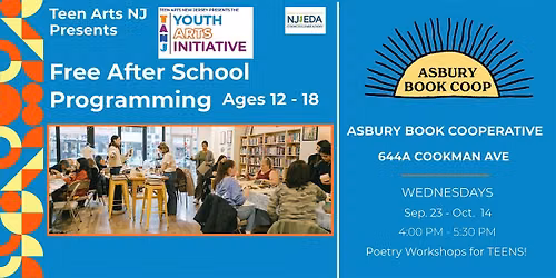 FREE WEDNESDAY After School Programming for Student Writers