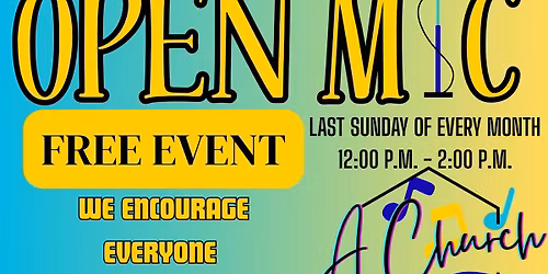 Open Mic at A Church