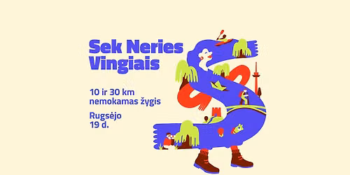 30 km aplink Ner\u012f \u2013 nemokamas rudens \u017eygis Vilniuje