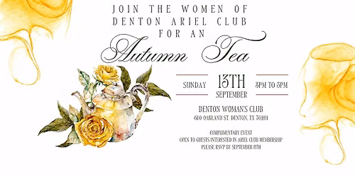 Denton Ariel Club Autumn Tea