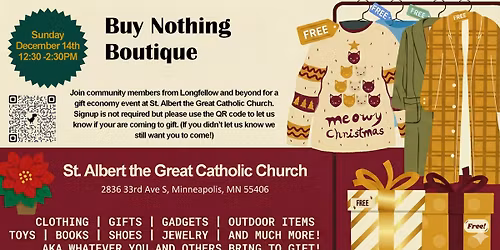 Buy Nothing Boutique (Sunday, St. Albert)