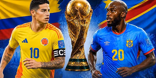 Mundial 2026 - Colombia VS. DR Congo (Edades 21+)