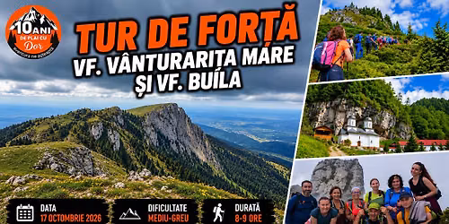 Tur de for\u021b\u0103 - Vf. V\u00e2nturari\u021ba Mare \u0219i Vf. Buila