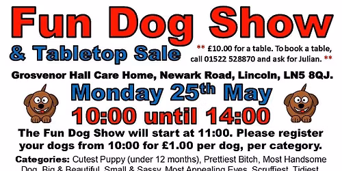 Fun Dog Show & Tabletop Sale