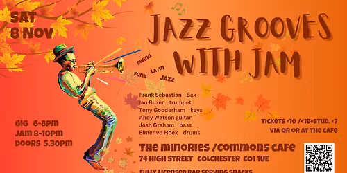 Groove Jazz gig & jam at The Commons cafe