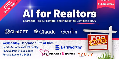 AI for Realtors: Learn the Tools, Prompts, and Mindset to Dominate 2026