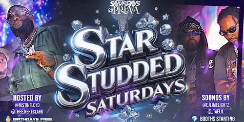 Star Studded Saturdays @PrevaNightclub