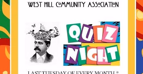 West Hill Community Hall Quiz Night