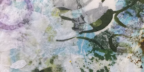 Tissue Paper Collage Art