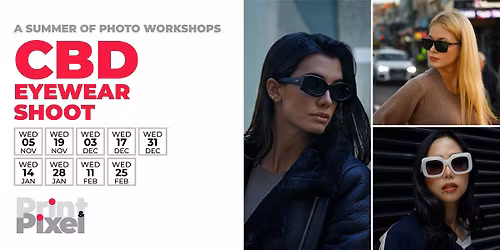 Cockle Bay & Barangaroo Eyewear sunset\/evening shoot with [Model pending]