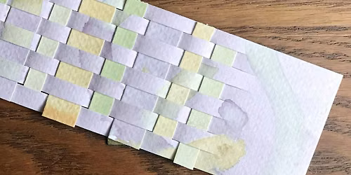 Weaving Workshop - 2D Watercolor Paper Weaving