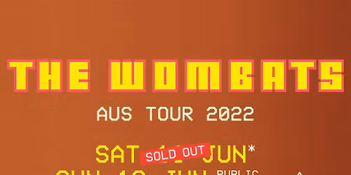 The Wombats at Scoot Inn