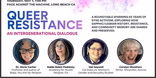 QUEER RESISTANCE: An Intergenerational Roundtable Discusssion