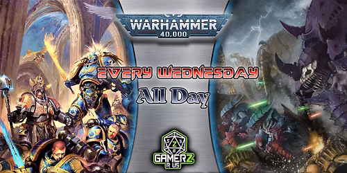 Gamerz R Us Warhammer Wednesdays