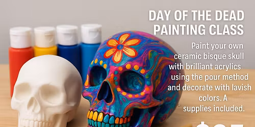 Day of the Dead Skull Painting