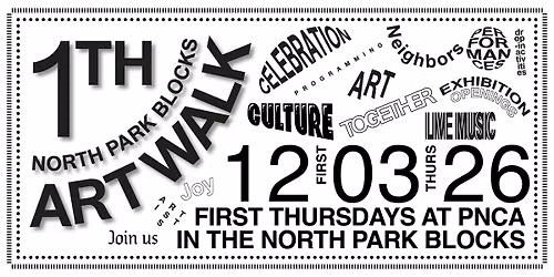 December First Thursday at PNCA + North Park Blocks