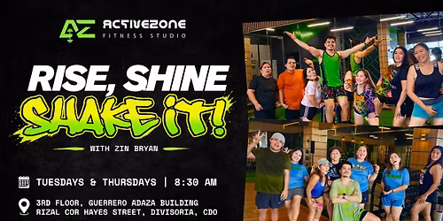 Morning Zumba with ZIN Bryan