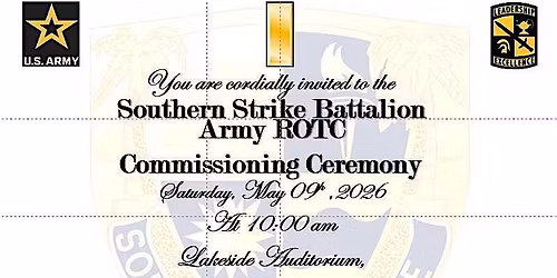 Southern Strike Battalion  Army ROTC Commissioning Ceremony