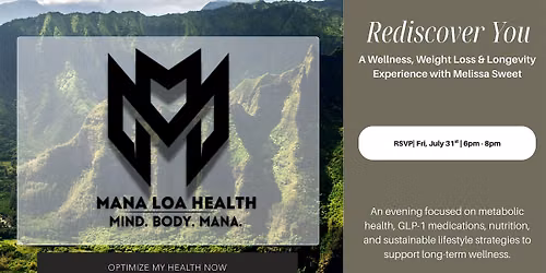 Rediscover You: A Wellness, Weight Loss & Longevity Experience