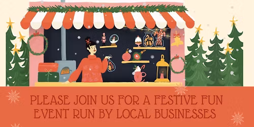 The Christmas market pop up