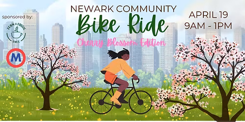 Newark Community Bike Ride: Cherry Blossom Edition