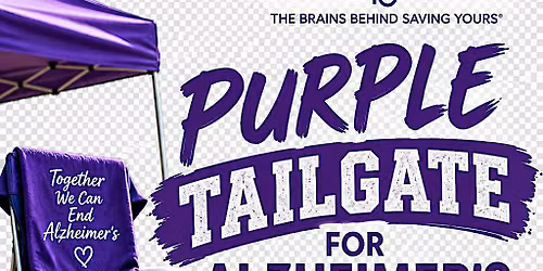 Purple Tailgate for Alzheimer's