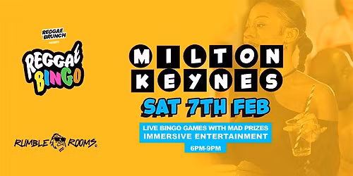 Reggae Bingo - Milton Keynes - Sat 7th Feb