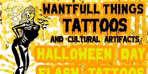 HALLOWEEN DAY FLASH TATTOOS @ Wantfull Things! \ud83c\udf83