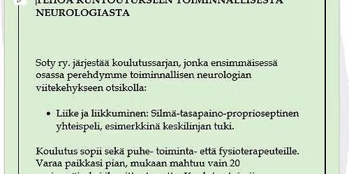 Toiminnallinen neurologia