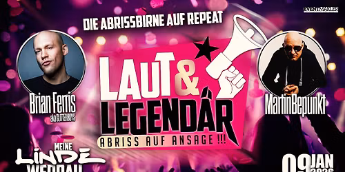\ud83c\udf89 LAUT & LEGEND\u00c4R \u2013 Die Party-Eskalation in Werdau! \ud83c\udf89 MartinBepunkt, Brian Ferris und co.