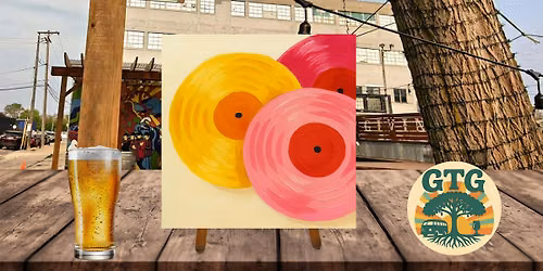 Records Paint & Sip - Giving Tree Garage