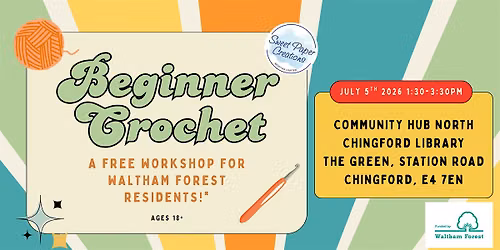FREE Beginners Crochet Workshop -JULY