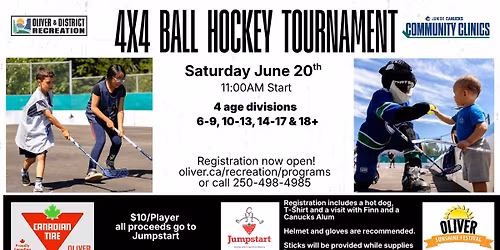 Sunshine Festival 4x4 Ball Hockey Tournament