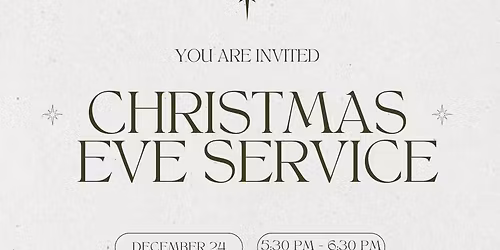 CHRISTMAS EVE CANDLELIGHT SERVICE 