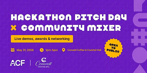 2026 Social Impact Hackathon Pitch Day & Mixer | NYC May 31
